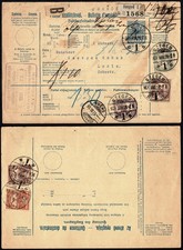 Carta pacchi Ungheria 1901
