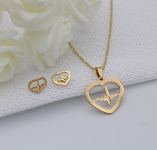 Set gioielli collana orecchini