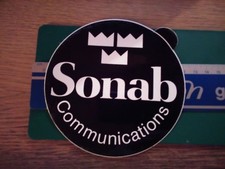 ADESIVO VINTAGE STICKER KLEBER SONAB COMMUNICATIONS 