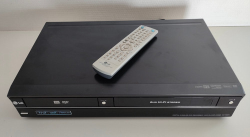 Rct689h combiné dvd vhs - lg,