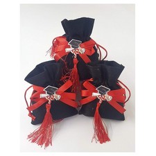 SET 12PZ SACCHETTO NERO LAUREA