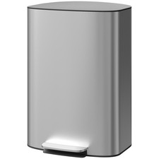 Homcom pattumiera pedale - pedale, 50l
