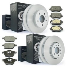 Dischi freno pastiglie freno anteriori posteriori 5 fori per Opel Astra G Zafira A 2.0 OPC