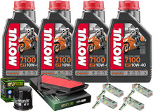 Kit/tagliando Kawasaki Z 900 2017/2023 MOTUL 7100 10W40 filtro olio aria candele