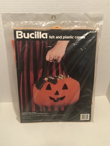 Bucilla zucca cesto caramelle - zucca,