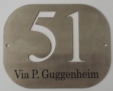 NUMERO CIVICO (2 CIFRE) IN