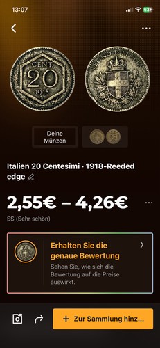 Moneta italia centesimi - italia, 20