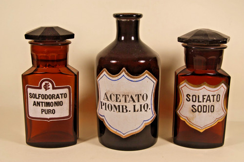 Bottiglie farmacia fine - bottiglie,
