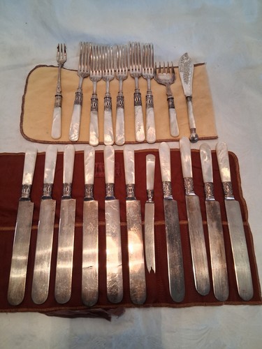 Set posate vintage pezzi - set,