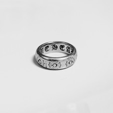 Anello con logo - croce, cuori