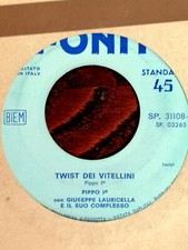 RARE 45 GIRI TWIST DEI VITELLINI PIPPO I° GIUSEPPE LAURICELLA 7" CIANCICAMI  '62