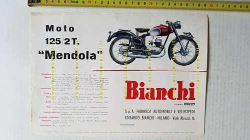 Bianchi 125 mendola 1955 - bianchi,