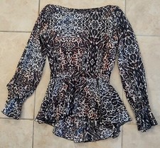 Denny Rose Blouse Animal Print