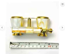 Binocolo in ottone madreperla