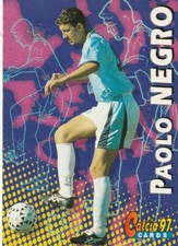 A4 - Paolo Negro - Lazio - Calcio Cards ' 97 Panini Nr. 30