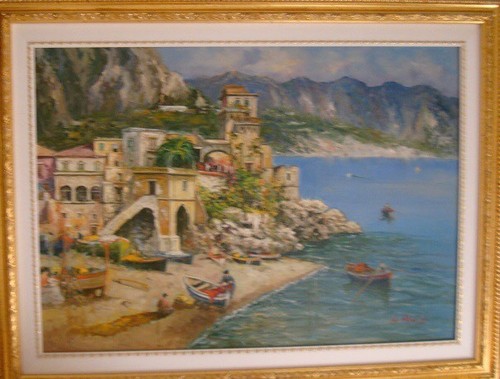 Ugo mascolo olio tela 50x70 - mascolo,