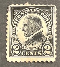 ?? Harding 2c usato negli Stati Uniti #610, con perfs U C di Ultramares Corporation NY