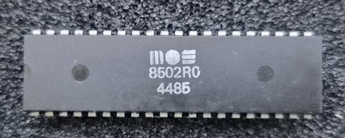 Processore chip cpu mos 8502r0 - processore,