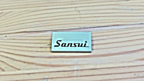 Targa nome distintivo sansui - targa,