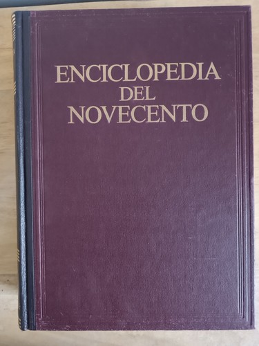 Enciclopedia del novecento - del,