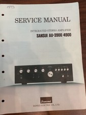 SANSUI AU-3900 AU3900 AU-4900 AU4900 Manuale di servizio **ORIGINALE**