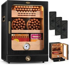 LED Lighted Cigar Humidor