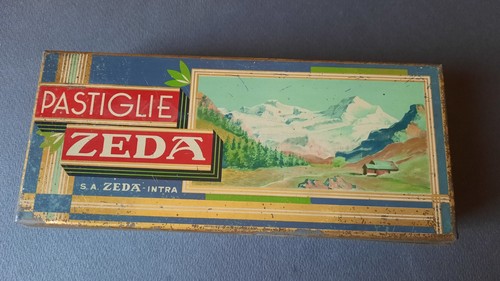 Scatola latta pastiglie - scatola, zeda
