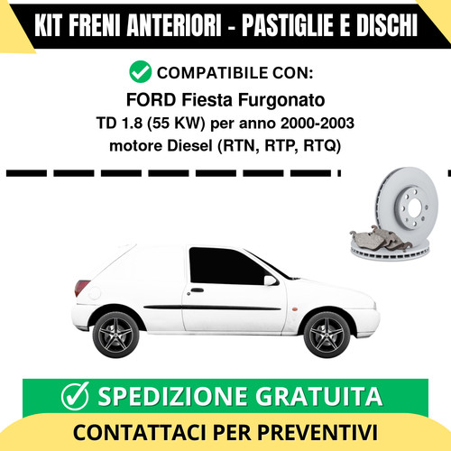 Kit freni anteriori pastiglie - freni,