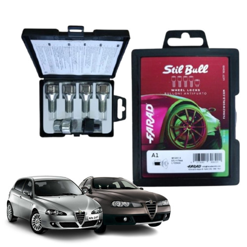 Kit bulloni antifurto auto - kit,