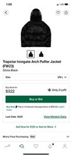 trapstar puffer jacket