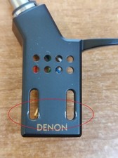 Denon 00D9410036500 Headshell Porta T. originale giradischi Denon DP300F (USATA)