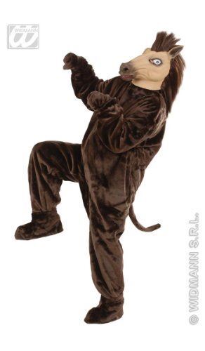 Costume cavallo peluche m - in,