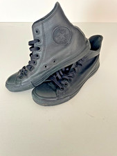 Converse Chuck Taylor All Star High Top Pelle Nera Uomo 40 - Triple Black
