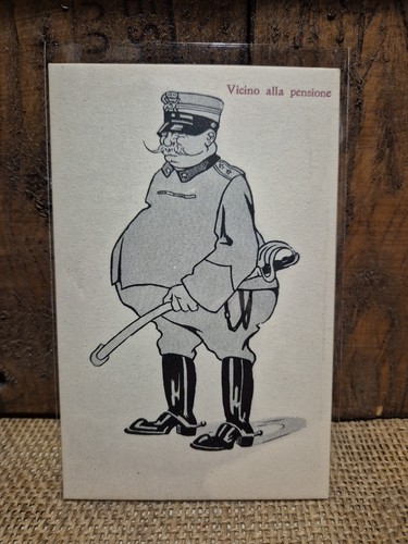 Rara cartolina humor militare - rara,