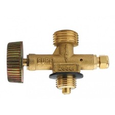 RUBINETTO BOMBOLA ATTACCO FRANCESE VERTICALE SFIATO W20X1/14 SX 26 BAR