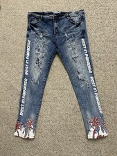 Preme Jeans Mens 42x34 Blue