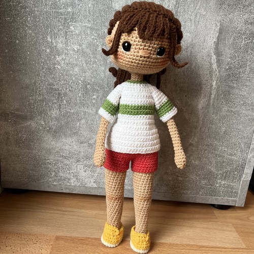 Bambola amigurumi chihiro - bambola,