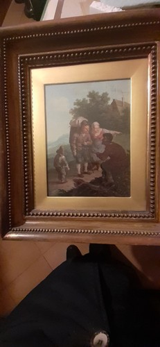 Antico quadro dipinto - antico,