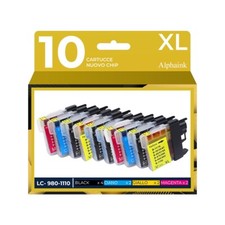 10 CARTUCCE COMPATIBILI LC980
