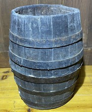 Mini Botte Porta Vaso Vintage Primi 900 Fiori Legno Antica