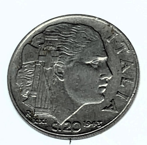 C5058 moneta italia 20 - c5058, italia,