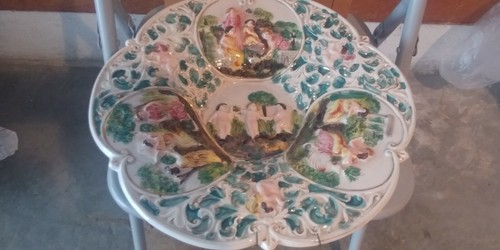 Piatto epoca capodimonte - piatto, di