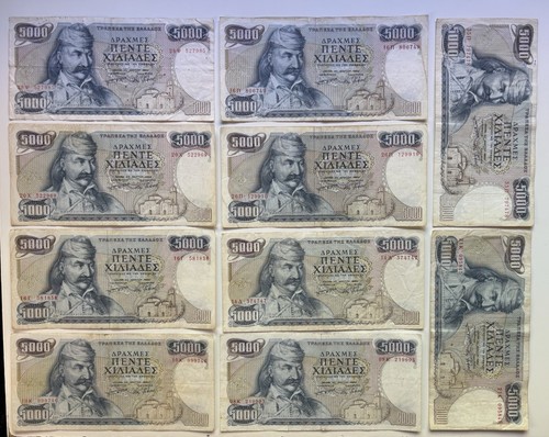 Lote billetes grecia - lote, x
