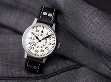 Orologio Piloti Automatico Laco Wien 39mm 862154 Quadrante Full Lume Movimento Svizzero Nuovo