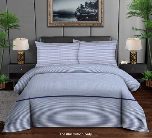 Cotton rich pinstripe - cotton, duvet