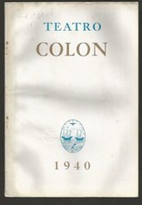 Argentina Programma Teatro Colon Opera La Traviata 1940 Bidu Sayao Oyuela Ghione