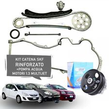 KIT CATENA DISTRIBUZIONE RINFORZATO + POMPA ACQUA SKF FIAT 1.3 MULTIJET