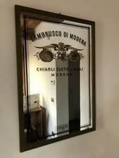 specchio pubblicitario vintage