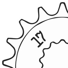 Ritzel 17 Zähne (T. 530)