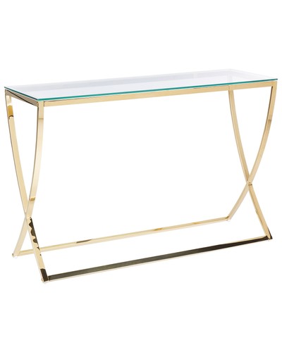 Tavolino consolle ringgold - tavolino, oro